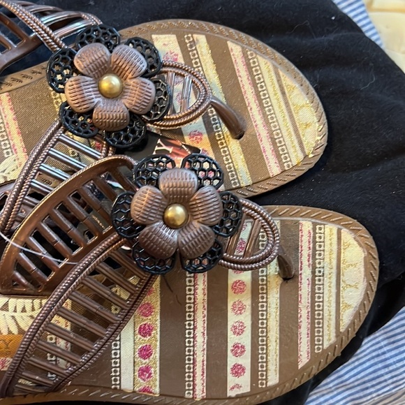 Chic sexy women’s sandals - flower design - size 37/38 (6) - Picture 6 of 6